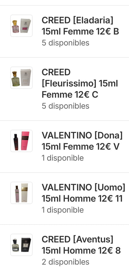 Miniatures 15 ml